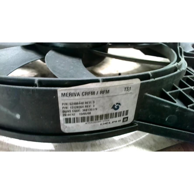 Moto ventilateur radiateur OPEL MERIVA A PHASE 2 d’occasion