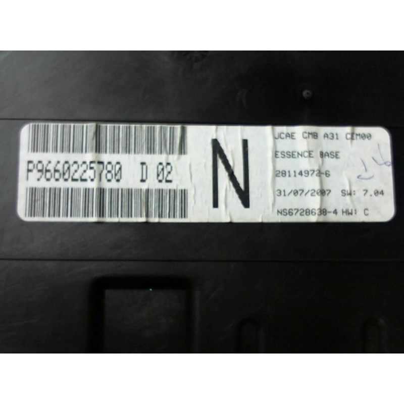 Compteur CITROEN C3 1 PHASE 2 d’occasion