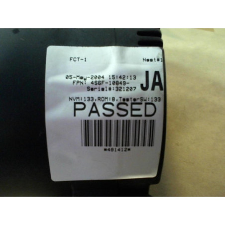 Compteur FORD FIESTA 5 PHASE 1 d’occasion