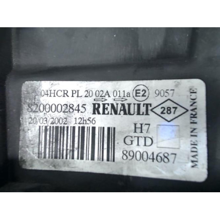 Optique avant principal gauche (feux)(phare) RENAULT LAGUNA 2 PHASE 2 d’occasion