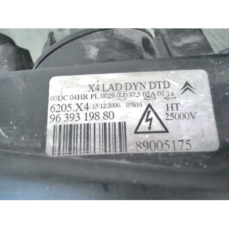 Optique avant principal droit (feux)(phare) CITROEN C5 1 PHASE 1 d’occasion