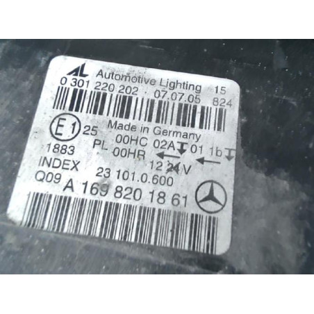 Optique avant principal droit (feux)(phare) MERCEDES CLASSE B 245 PHASE 1 d’occasion