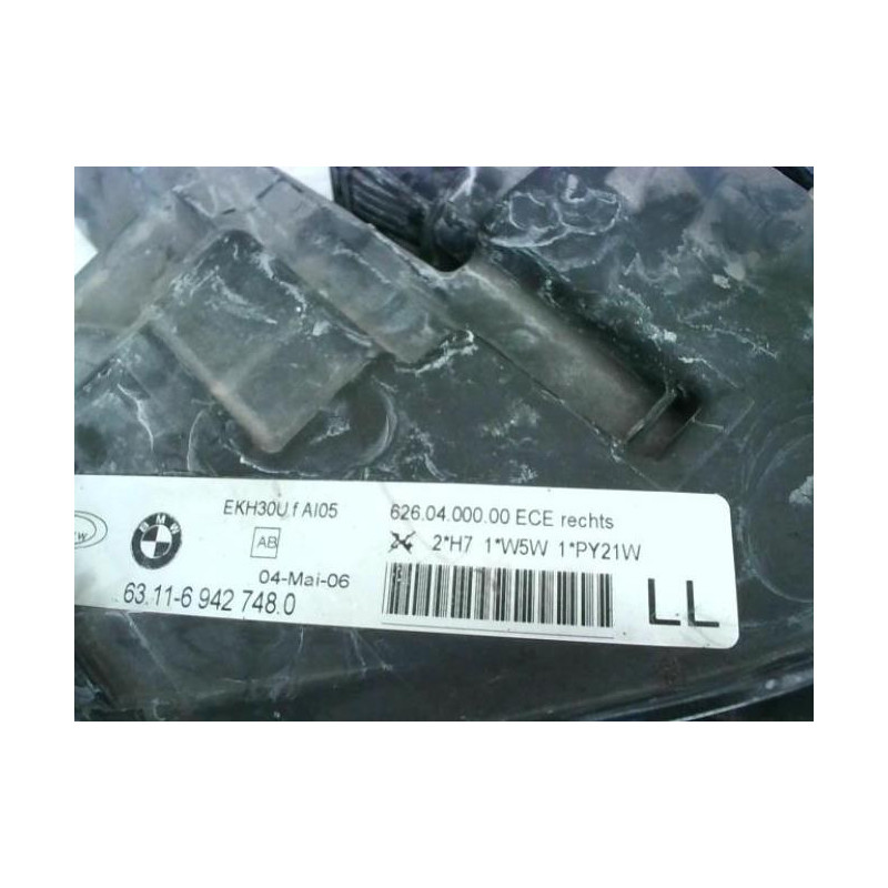 Optique avant principal droit (feux)(phare) BMW SERIE 3 E91 TOURING PHASE 1 BREAK d’occasion