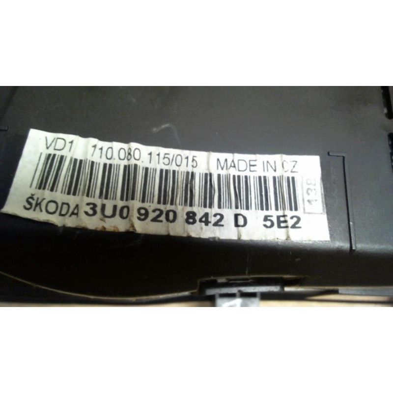 Compteur SKODA SUPERB 1 d’occasion