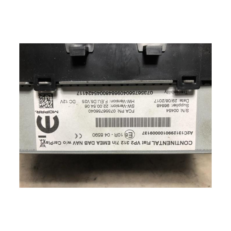 Ecran GPS FIAT 500 2 PHASE 2 d’occasion