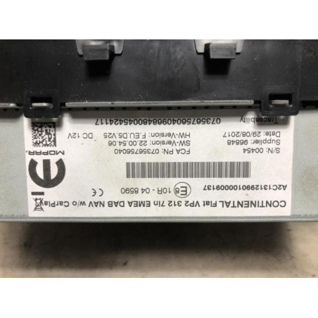 Ecran GPS FIAT 500 2 PHASE 2 d’occasion