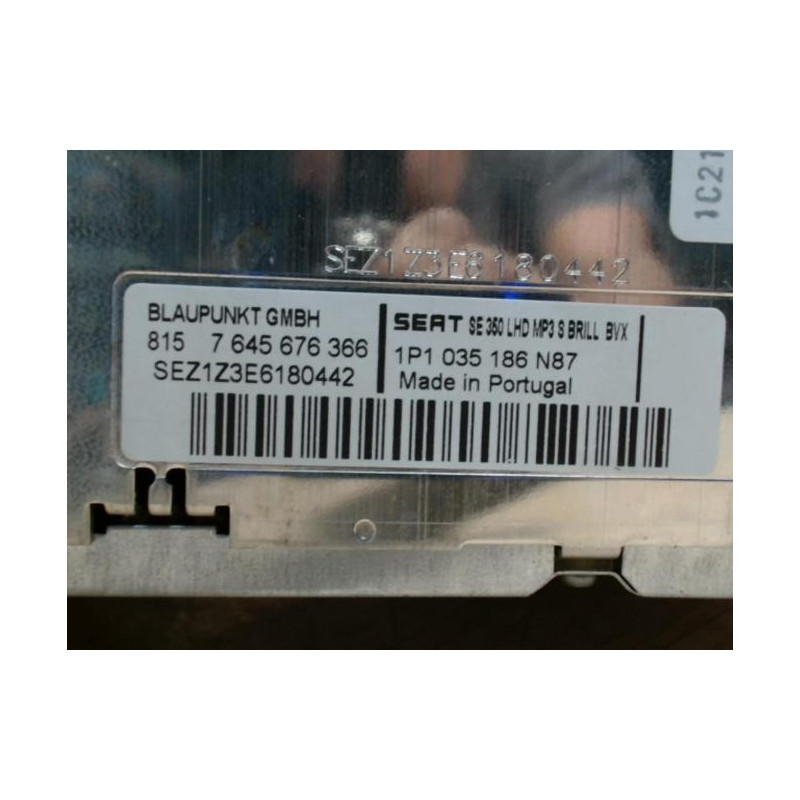 Autoradio d'origine SEAT LEON 2 PHASE 1 d’occasion