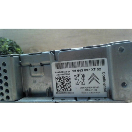 Autoradio d'origine PEUGEOT 207 PHASE 1 d’occasion