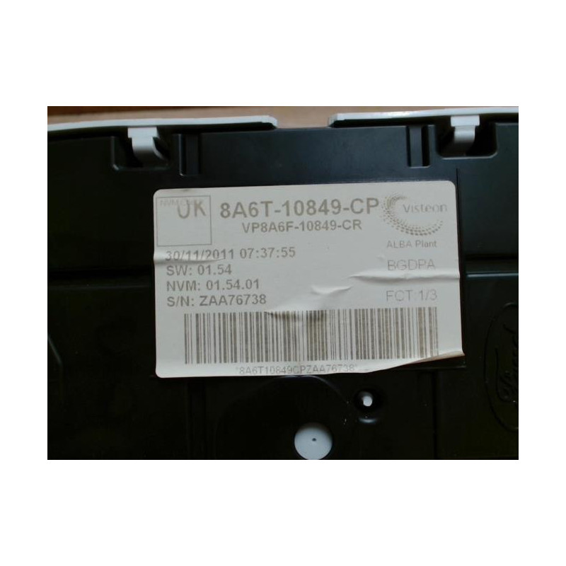 Compteur FORD FIESTA 6 PHASE 1 d’occasion