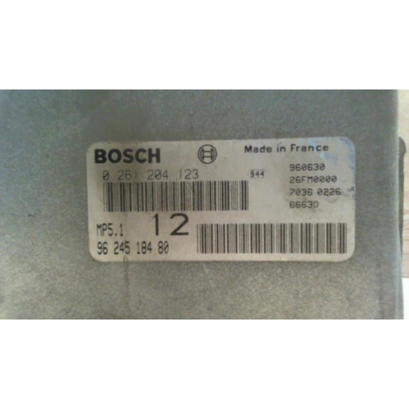 Calculateur moteur CITROEN ZX PHASE 2 BREAK d’occasion