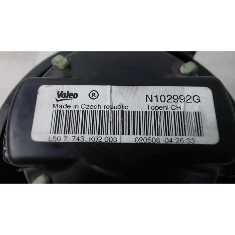 Pulseur d'air PEUGEOT 207 PHASE 1 d’occasion