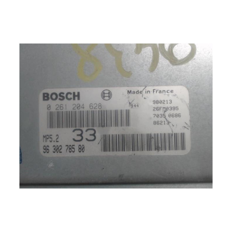 Calculateur moteur PEUGEOT 306 PHASE 2 d’occasion