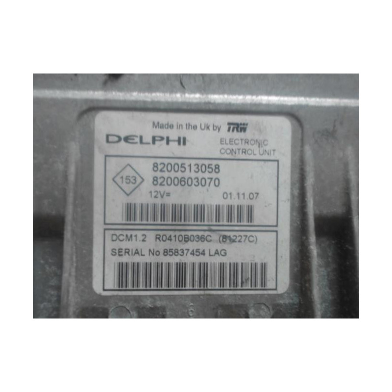 Calculateur moteur DACIA LOGAN MCV 1 PHASE 1 BREAK d’occasion