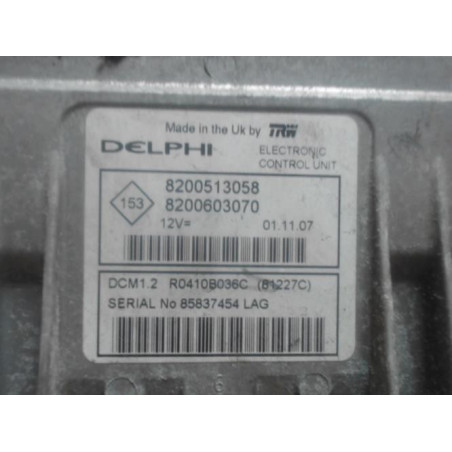 Calculateur moteur DACIA LOGAN MCV 1 PHASE 1 BREAK d’occasion