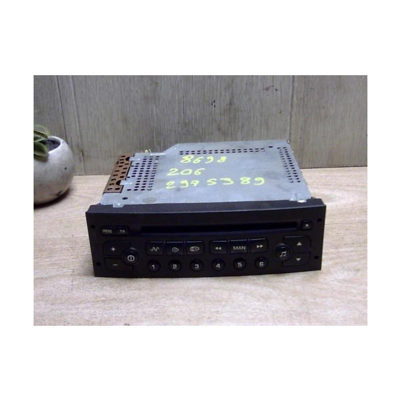 Autoradio d'origine PEUGEOT 206 PHASE 1 d’occasion