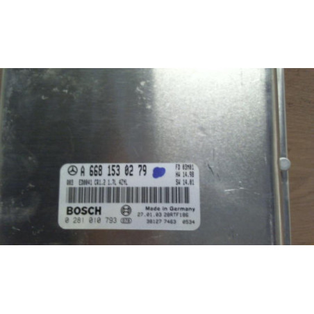 Calculateur moteur MERCEDES CLASSE A 168 PHASE 2 d’occasion