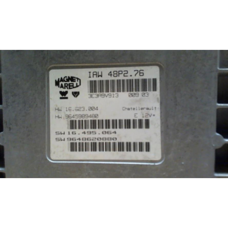 Calculateur moteur PEUGEOT 206 PHASE 1 d’occasion