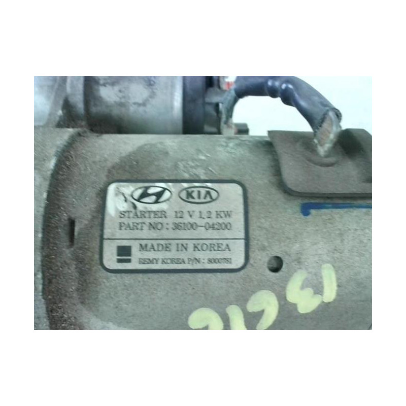 Demarreur KIA RIO 4 PHASE 1 d’occasion