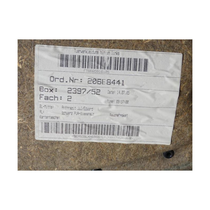 Panneau de porte arriere gauche BMW SERIE 5 E60 PHASE 2 d’occasion
