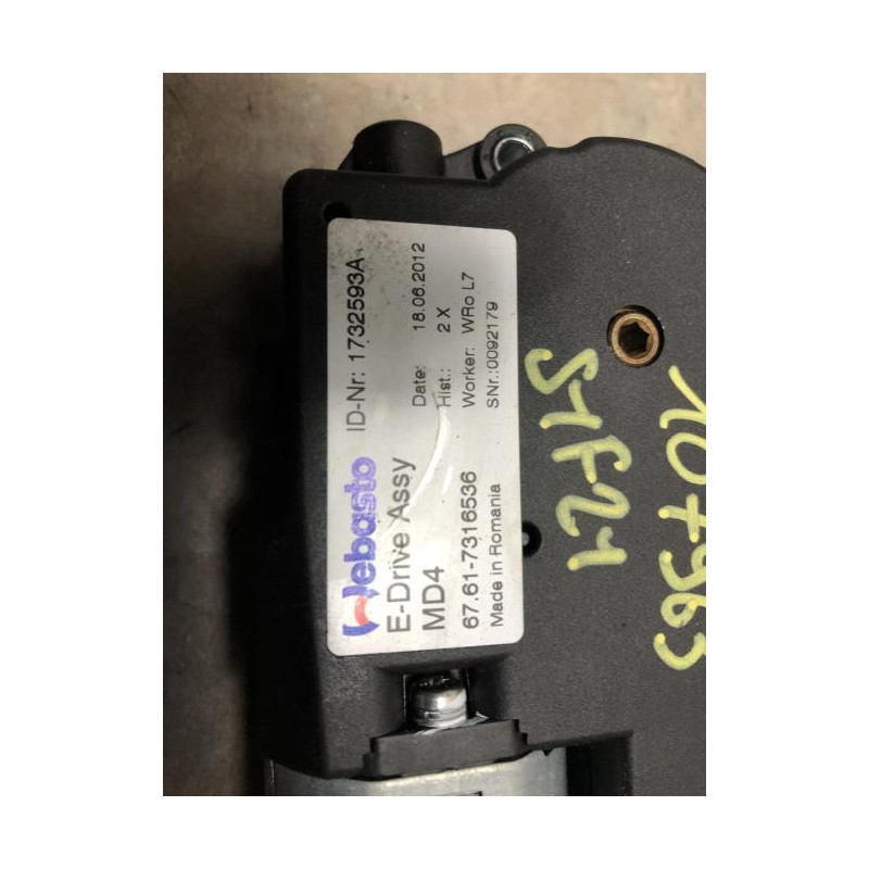 Moteur toit ouvrant BMW SERIE 1 F21 PHASE 1 d’occasion