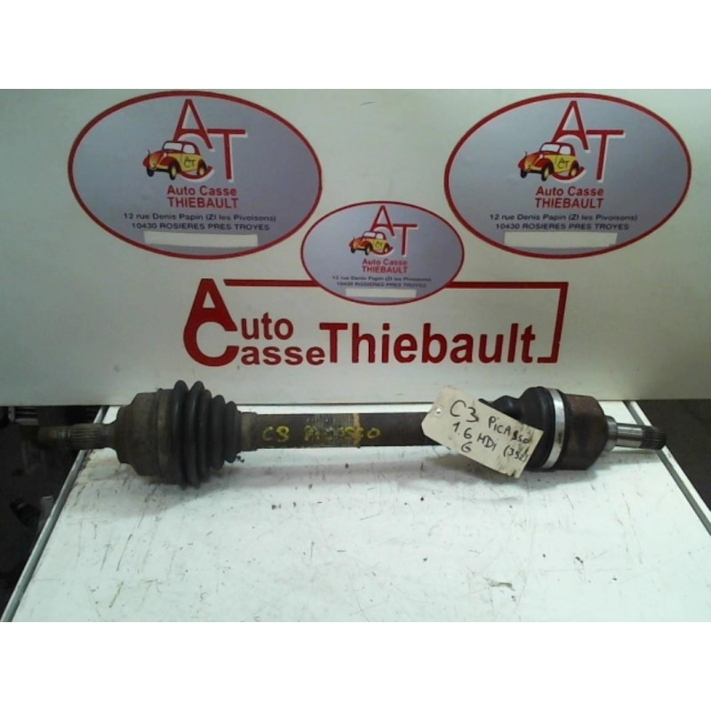 Cardan gauche (transmission) CITROEN C3 PICASSO PHASE 1 d’occasion