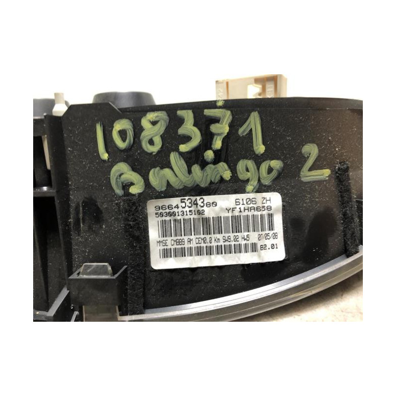 Compteur CITROEN BERLINGO 2 PHASE 1 d’occasion