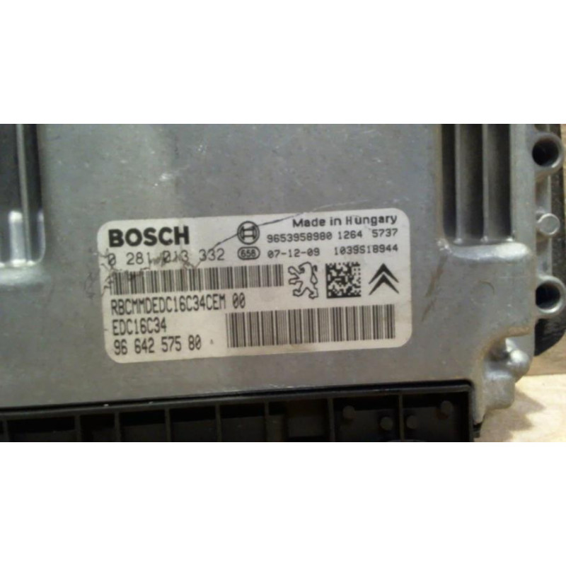 Calculateur moteur PEUGEOT 308 1 PHASE 1 d’occasion