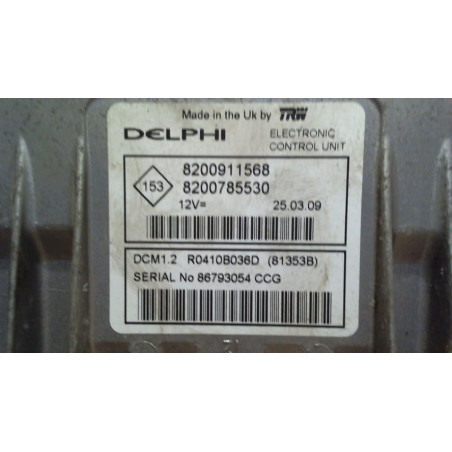 Calculateur moteur DACIA SANDERO 1 d’occasion