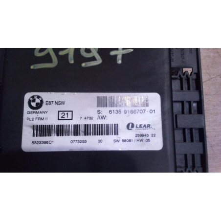 Calculateur BMW SERIE 1 E87 PHASE 2 d’occasion