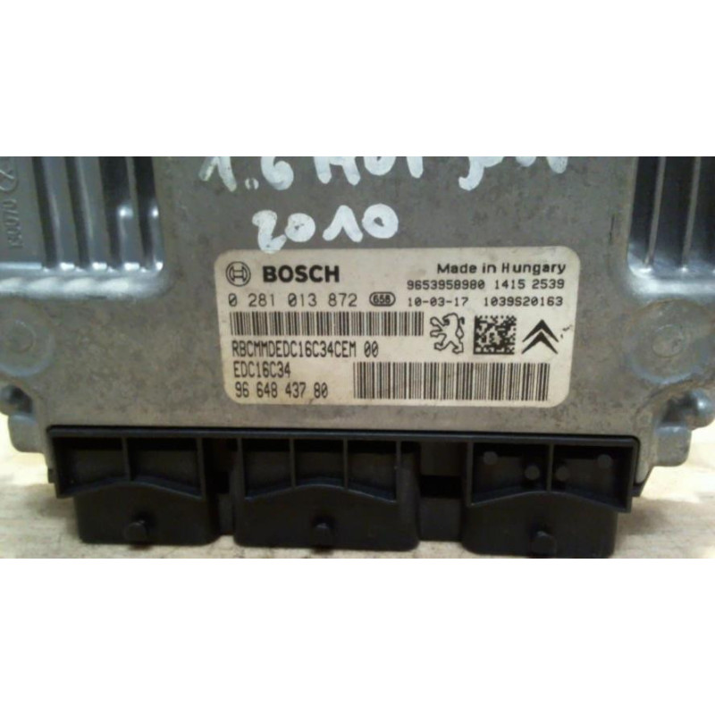 Calculateur moteur PEUGEOT PARTNER 2 PHASE 1 d’occasion