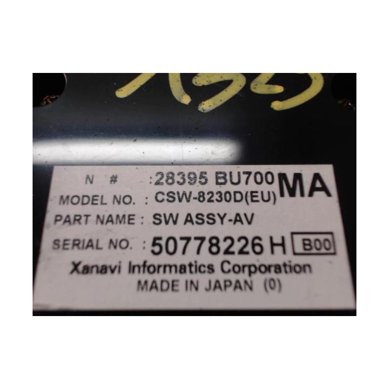 Commande autoradio NISSAN ALMERA TINO PHASE 2 d’occasion
