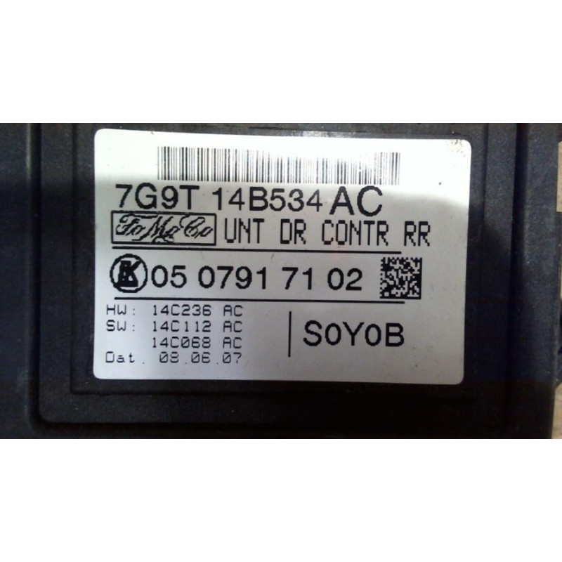 Boitier telecommande recepteur centralisation porte FORD S-MAX 1 PHASE 1 d’occasion