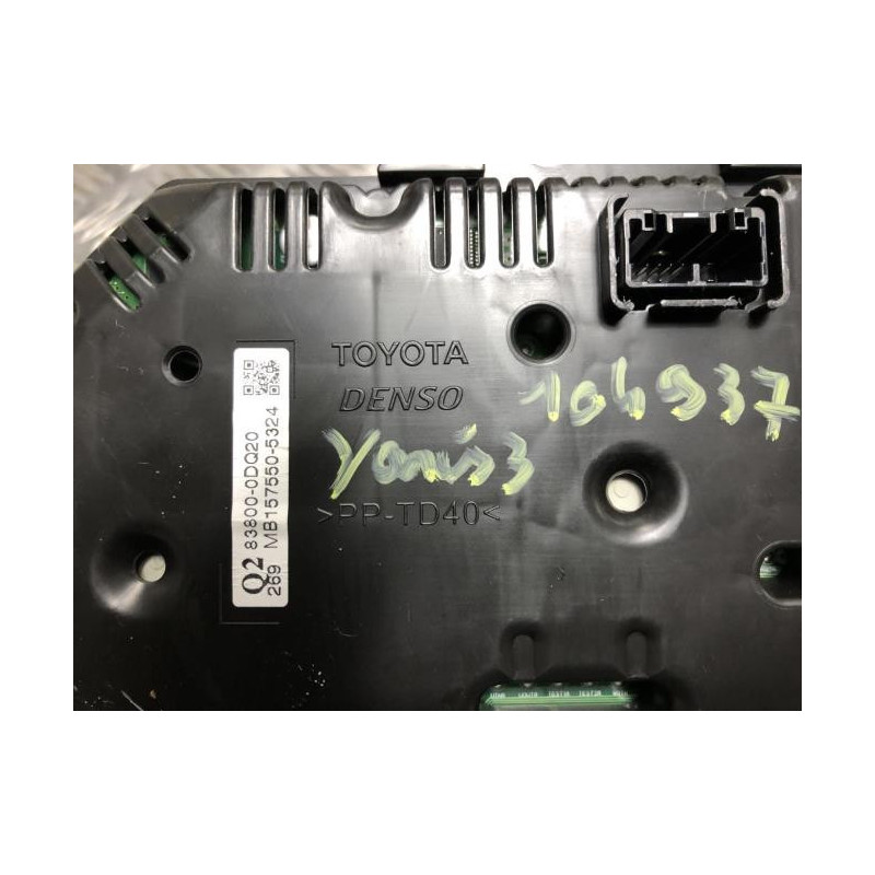 Compteur TOYOTA YARIS 3 PHASE 1 d’occasion