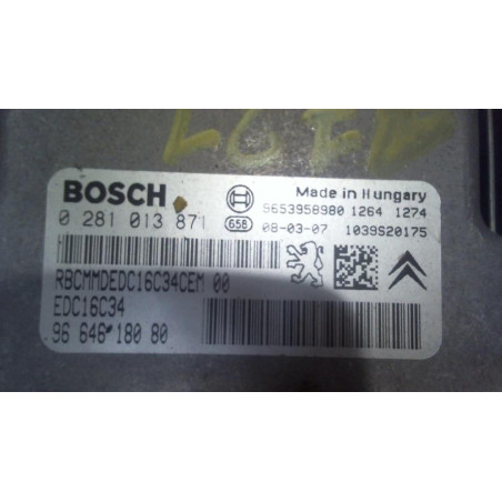 Calculateur moteur PEUGEOT 308 1 PHASE 1 d’occasion
