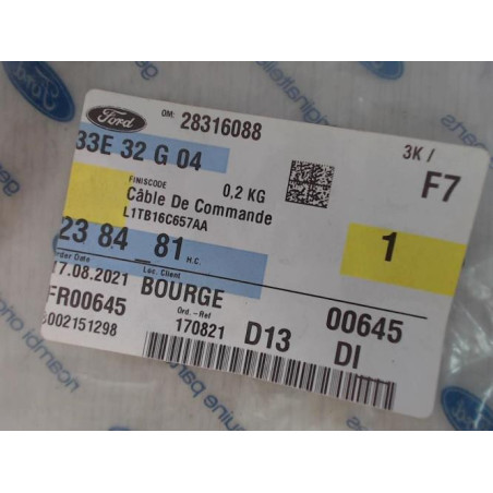 Cable ouverture capot FORD PUMA 2 d’occasion