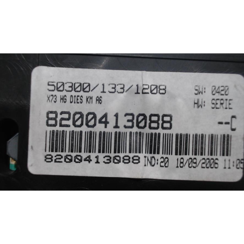 Compteur RENAULT VEL SATIS PHASE 2 d’occasion