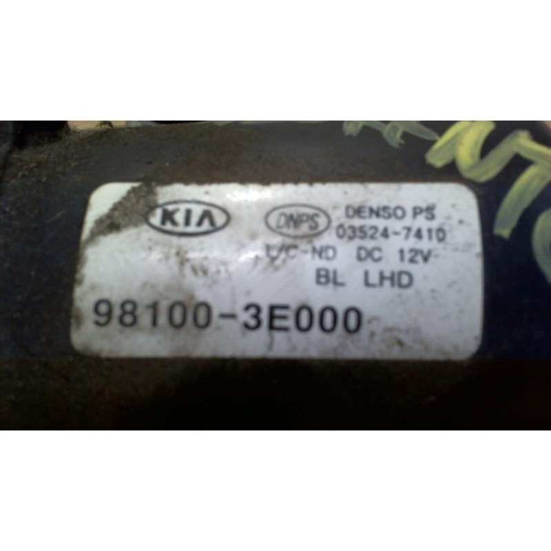 Moteur essuie glace avant KIA SORENTO 1 PHASE 1 d’occasion