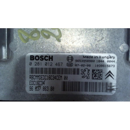 Calculateur moteur PEUGEOT 207 PHASE 1 d’occasion