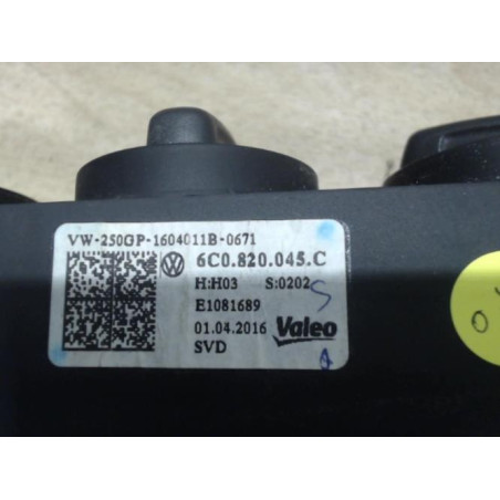 Commande chauffage VOLKSWAGEN POLO 5 PHASE 2 d’occasion