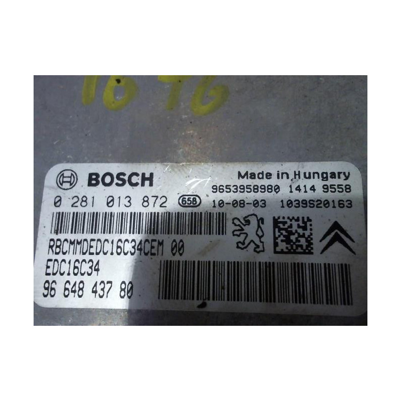 Calculateur moteur PEUGEOT 207 PHASE 2 d’occasion