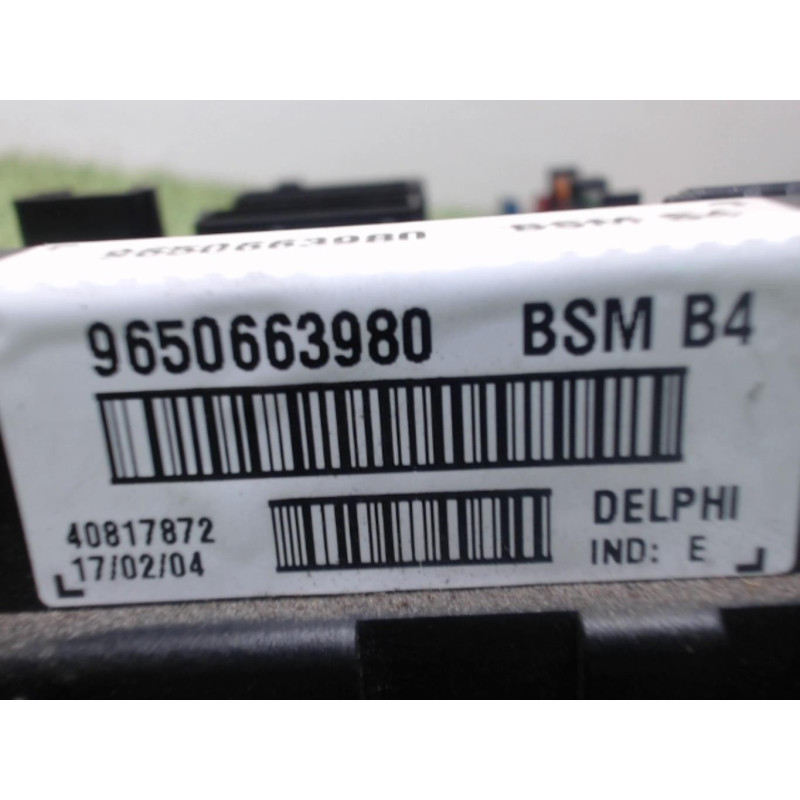 Boitier servitude moteur (BSM) PEUGEOT 206 PHASE 2 d’occasion