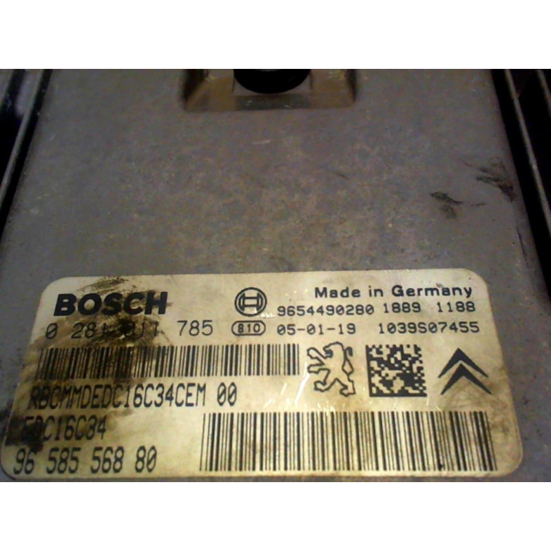 Calculateur moteur CITROEN C3 1 PHASE 1 d’occasion