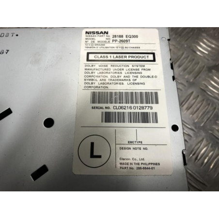 Autoradio d'origine NISSAN X-TRAIL 1 PHASE 1 d’occasion
