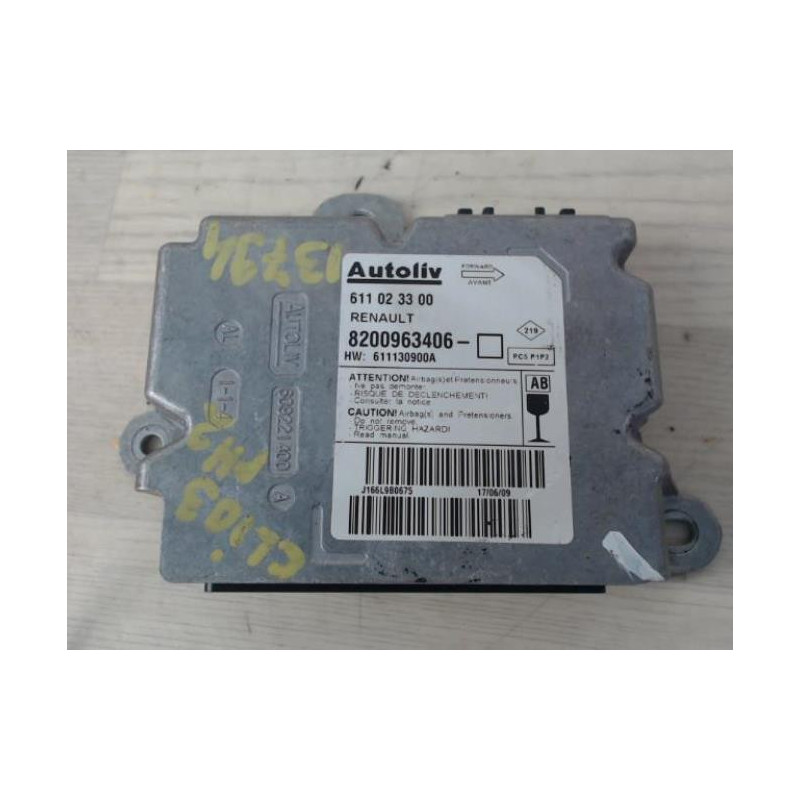 Boitier air bag RENAULT CLIO 3 PHASE 2 d’occasion