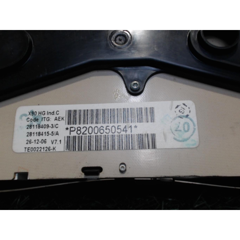 Compteur DACIA LOGAN MCV 1 PHASE 1 BREAK d’occasion