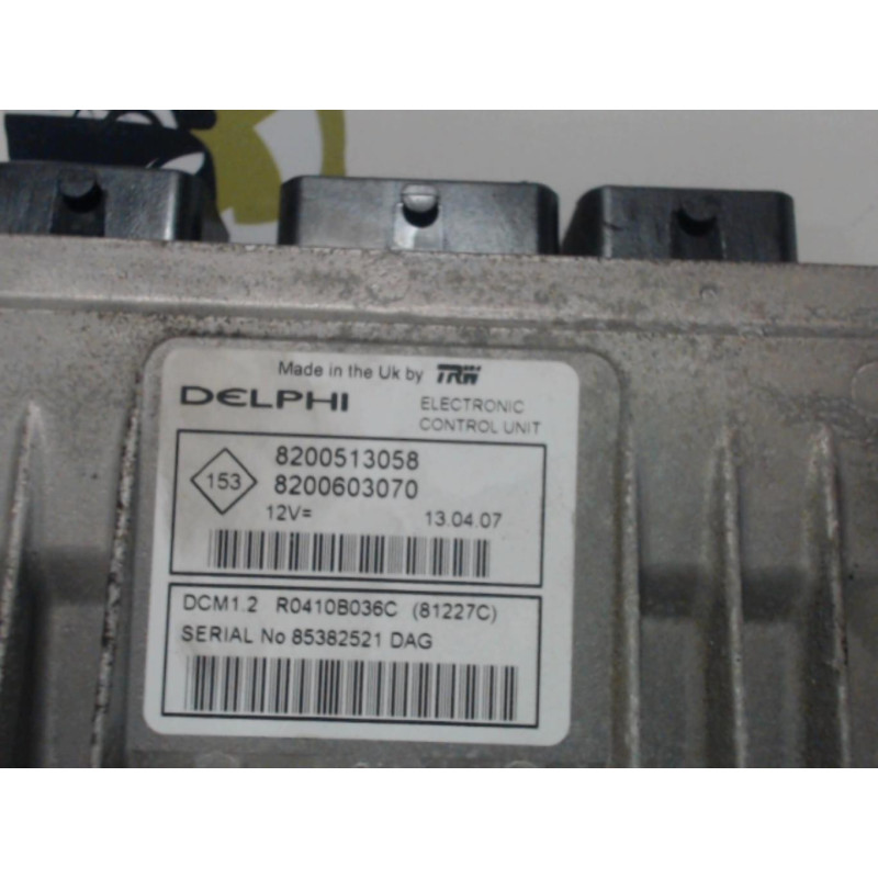 Calculateur moteur DACIA LOGAN 1 PHASE 2 d’occasion