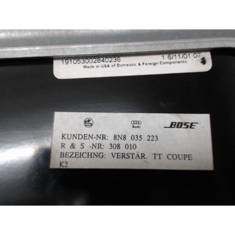 Amplificateur audio AUDI TT 1 COUPE d’occasion