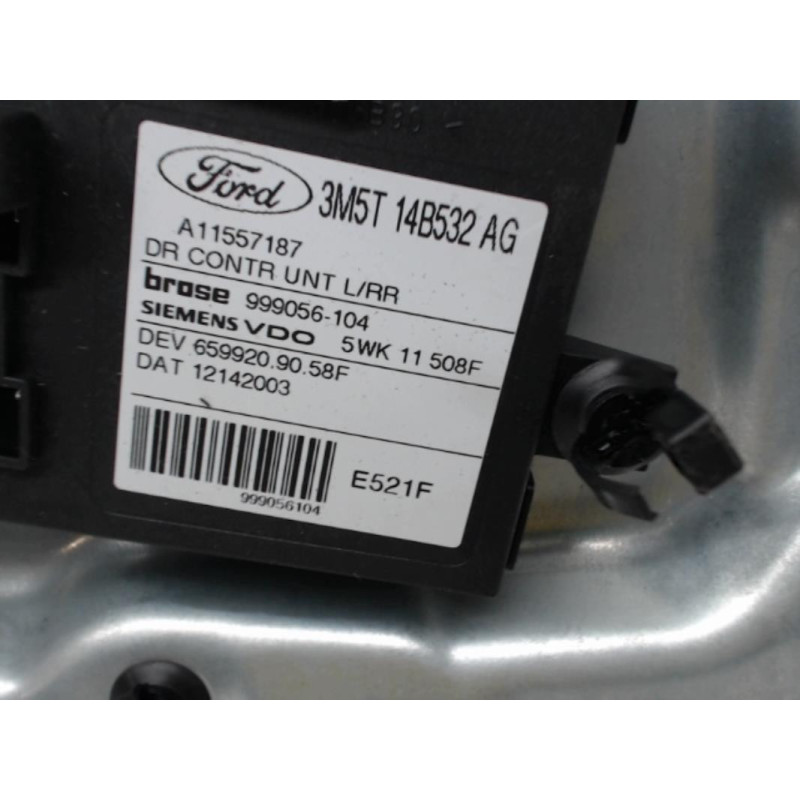 Mecanisme de leve vitre electrique arriere gauche FORD C-MAX 1 PHASE 1 d’occasion