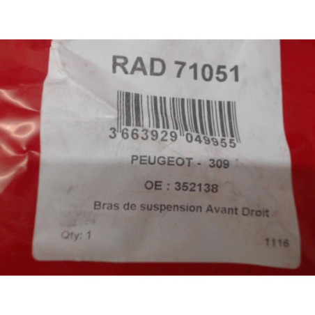 Bras de suspension superieur avant droit PEUGEOT  d’occasion