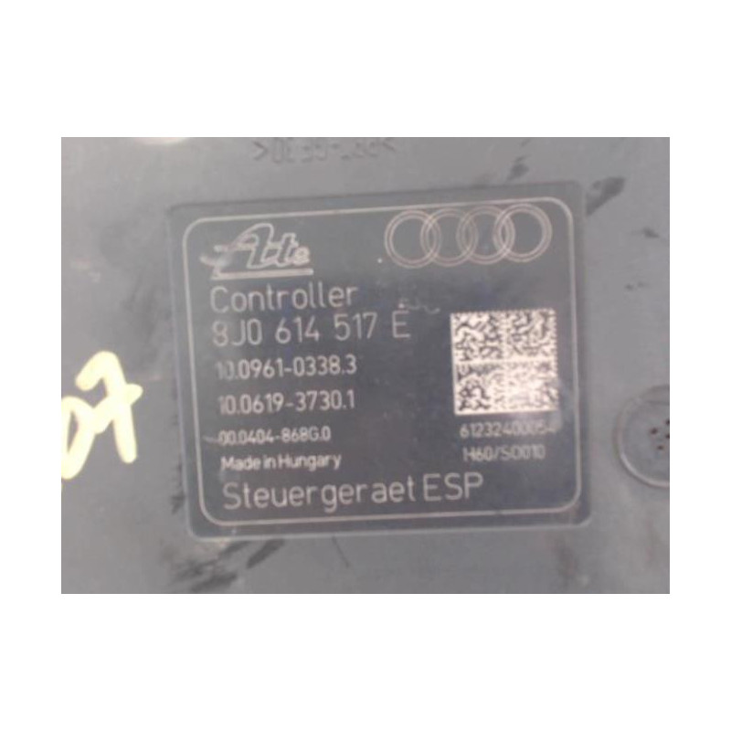 Bloc ABS (freins anti-blocage) AUDI TT 2 COUPE PHASE 1 d’occasion